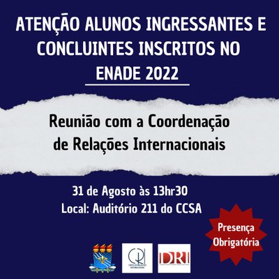 ENADE - 1 ª Reunião