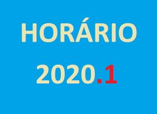 horário 2020.1
