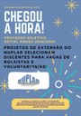 Cartaz Seleção Bolsista Nuplar