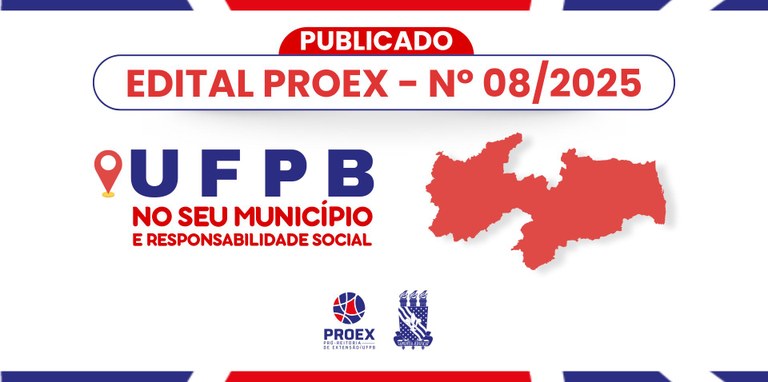 Publicado Edital UFPB no seu Município 2025