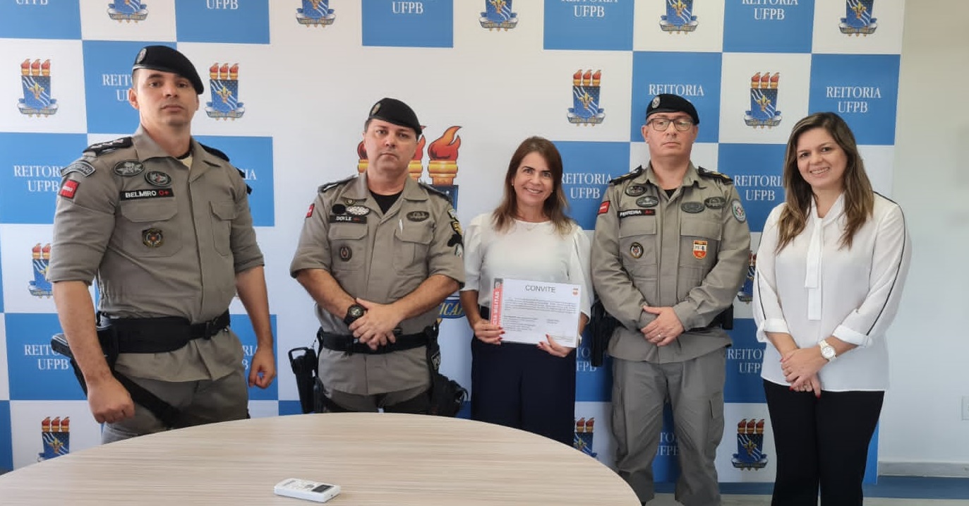 Parceria entre UFPB e Centro de Educação da Polícia Militar é retomada Foto: Oriel Farias