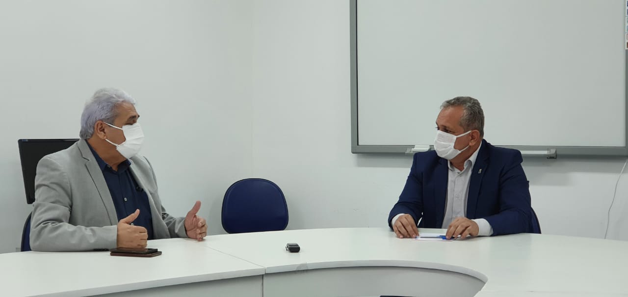 REITOR DA UFPB RECEBE DELEGAÇÃO DO IFPB Foto: Oriel Farias