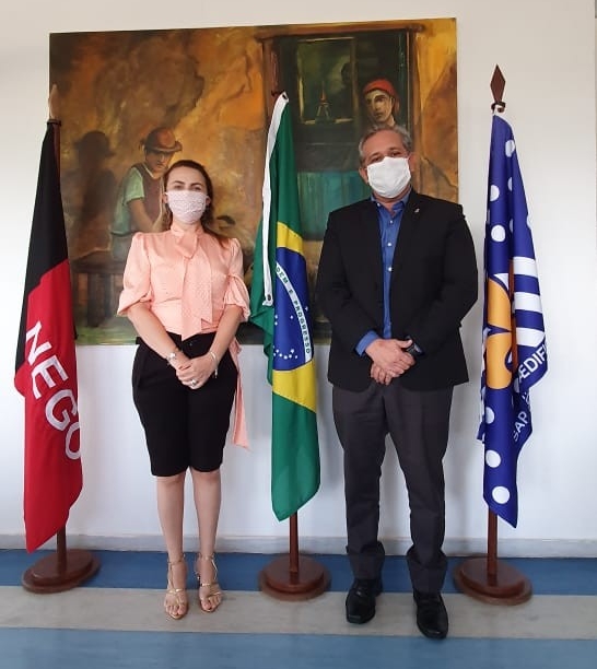 REITOR DA UFPB SE REÚNE COM SECRETÁRIA DE TURISMO DE BANANEIRAS PARA DISCUTIR PARCERIA Foto: Oriel Farias