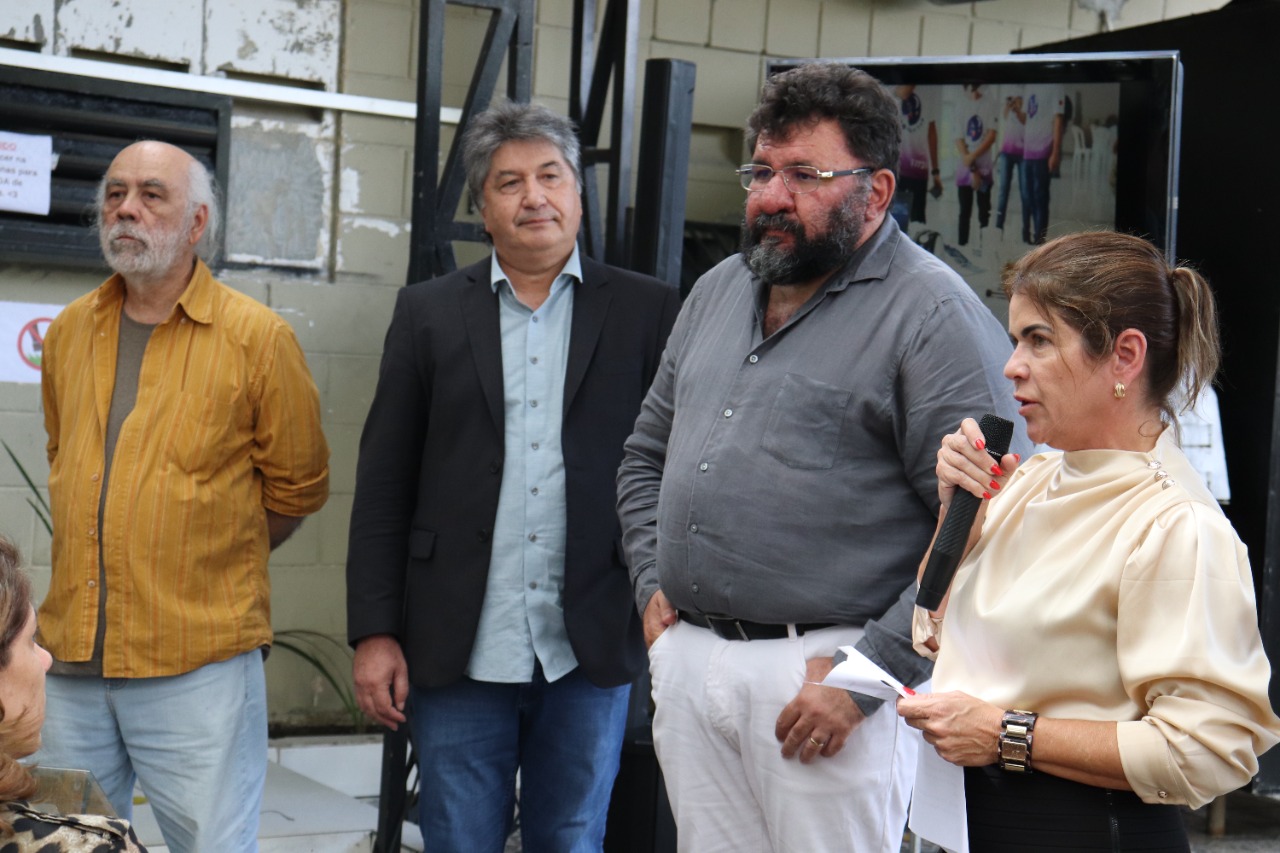 VICE-REITORA REPRESENTA UFPB DURANTE EVENTO DE LANÇAMENTO DA EXPOTEC Foto: Aline Lins