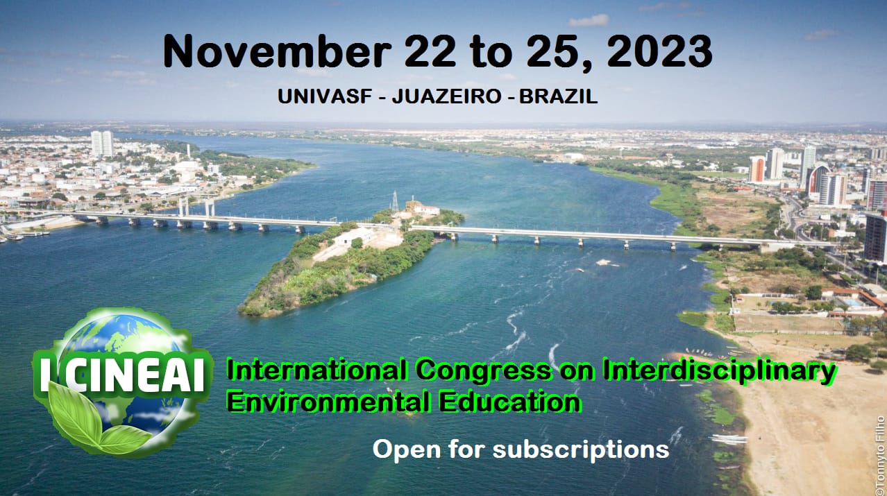 I CONGRESSO INTERNACIONAL DE EDUCAÇÃO AMBIENTAL INTERDISCIPLINAR – CINEAI 2023 Foto: Divulgação/CINEAI